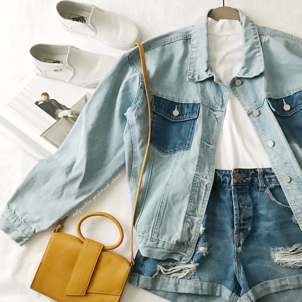 Oversized Jean Jacket - Picture 1 of 6